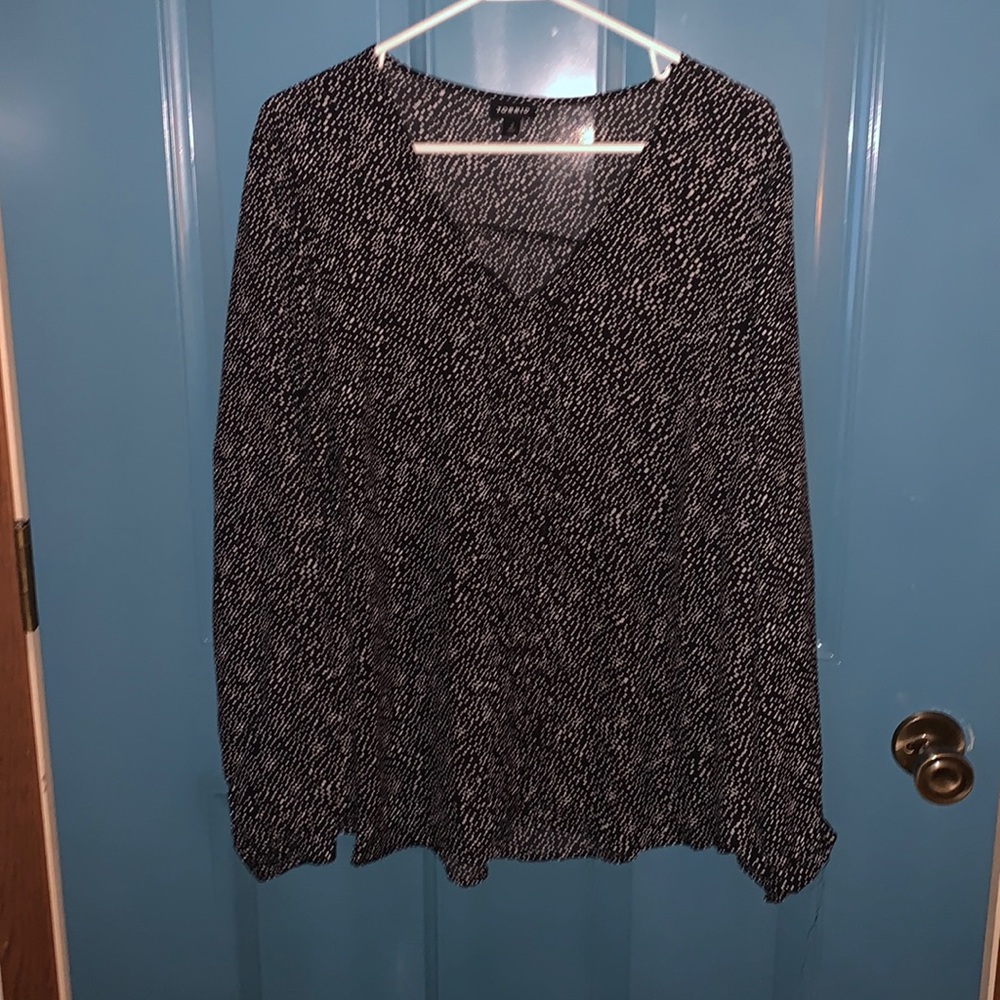 Torrid Polka Dot Long Sleeve